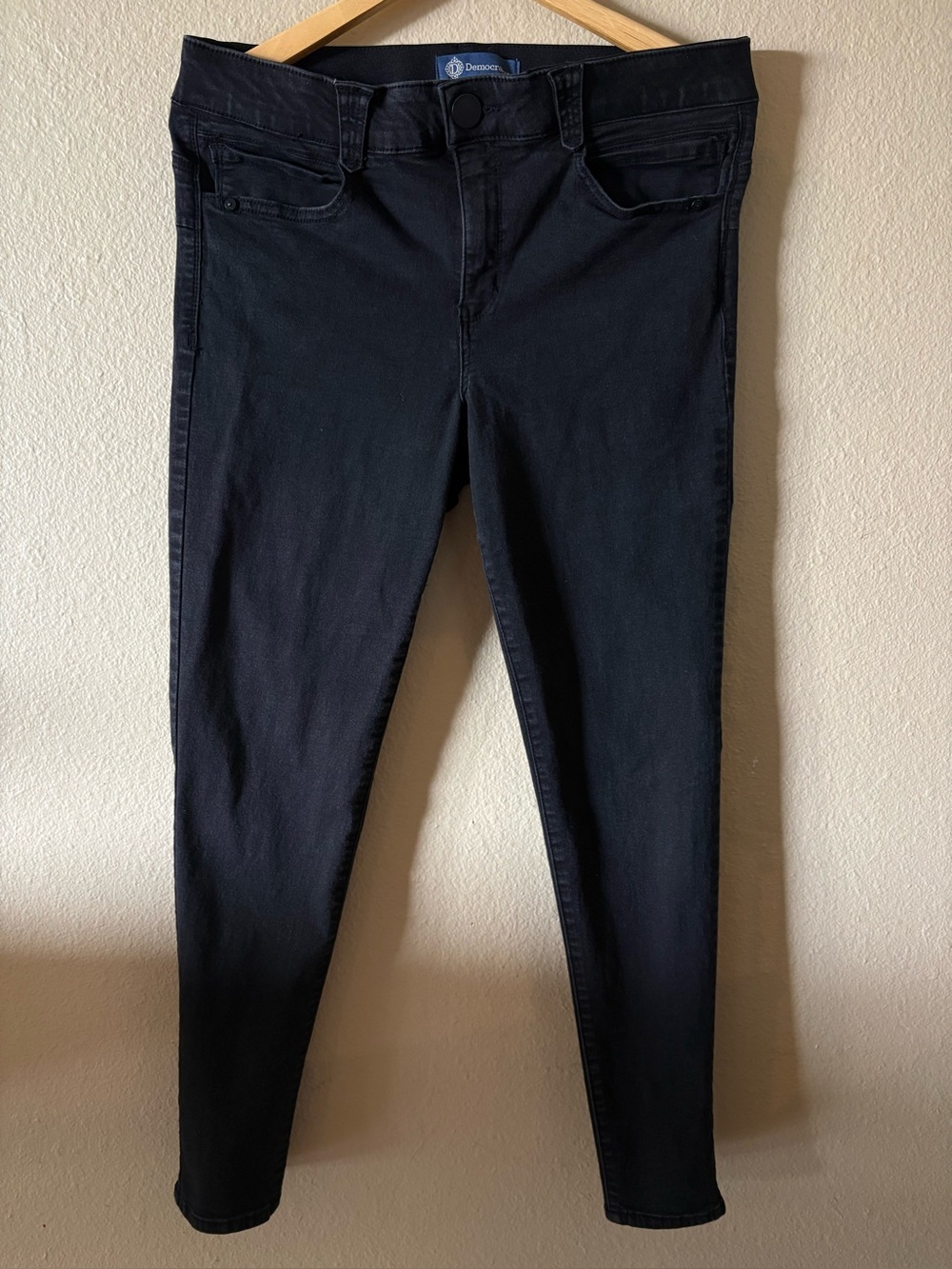 Democracy Ab Solution Black Skinny Jeans 14 Stretch Jegging Slim Fit